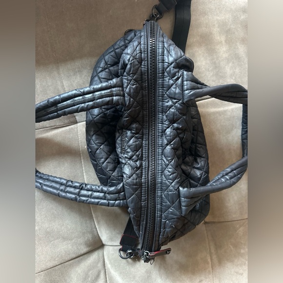 MZ Wallace Black Oxford Quilted Medium Sutton Tote Bag - Picture 12 of 12